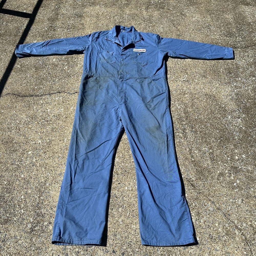 Vintage Coveralls Sz 52 Blue Michael Myers Halloween Costume Cosplay Eastman